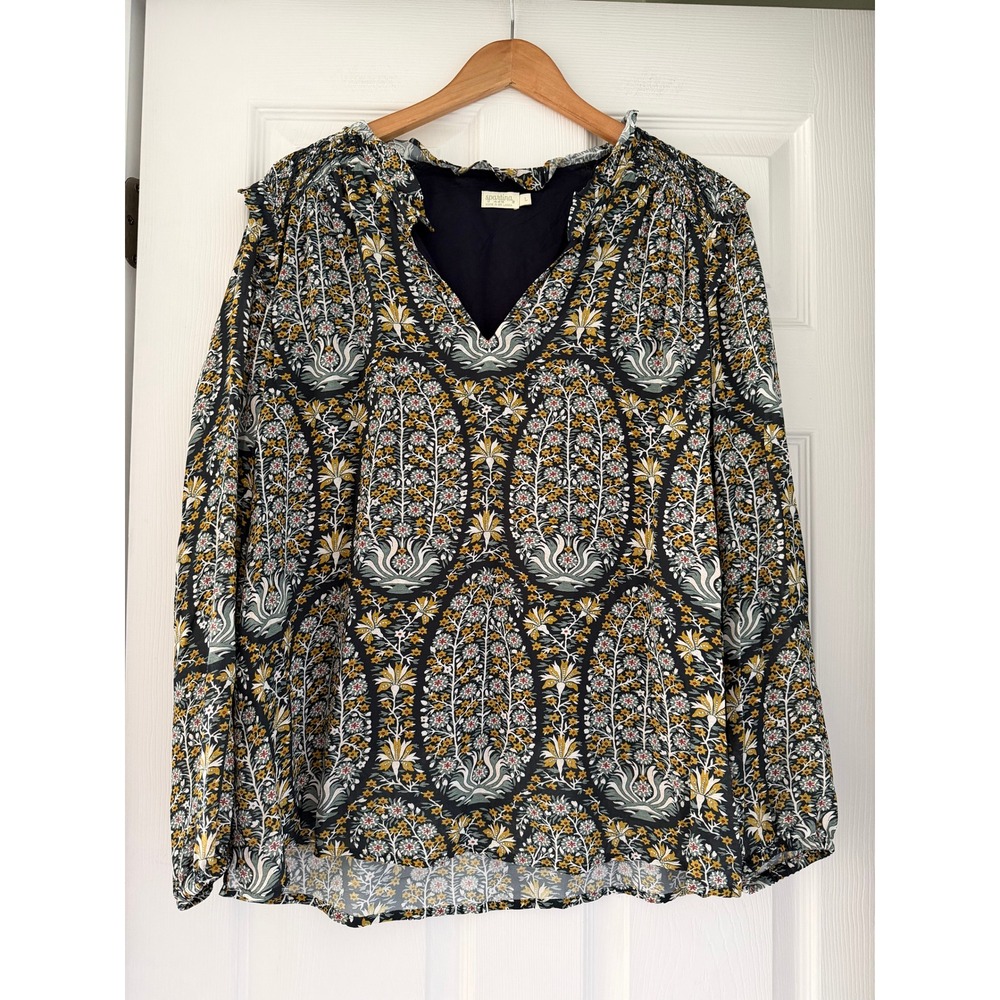 Spartina 449 Aisley Blouse Jones Hundred Paisley Floral Flowy